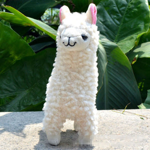 Lovely 23cm White Alpaca Llama Plush Toy - Peter Orourke