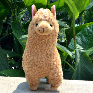 Lovely 23cm White Alpaca Llama Plush Toy - Peter Orourke
