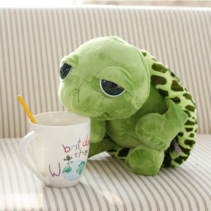 Super Green Big Eyes Stuffed Tortoise - Peter Orourke