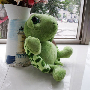 Super Green Big Eyes Stuffed Tortoise - Peter Orourke