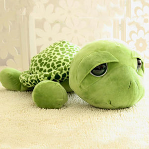 Super Green Big Eyes Stuffed Tortoise - Peter Orourke